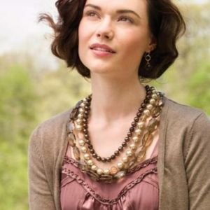 Stella & Dot Della Triple Strand Necklace